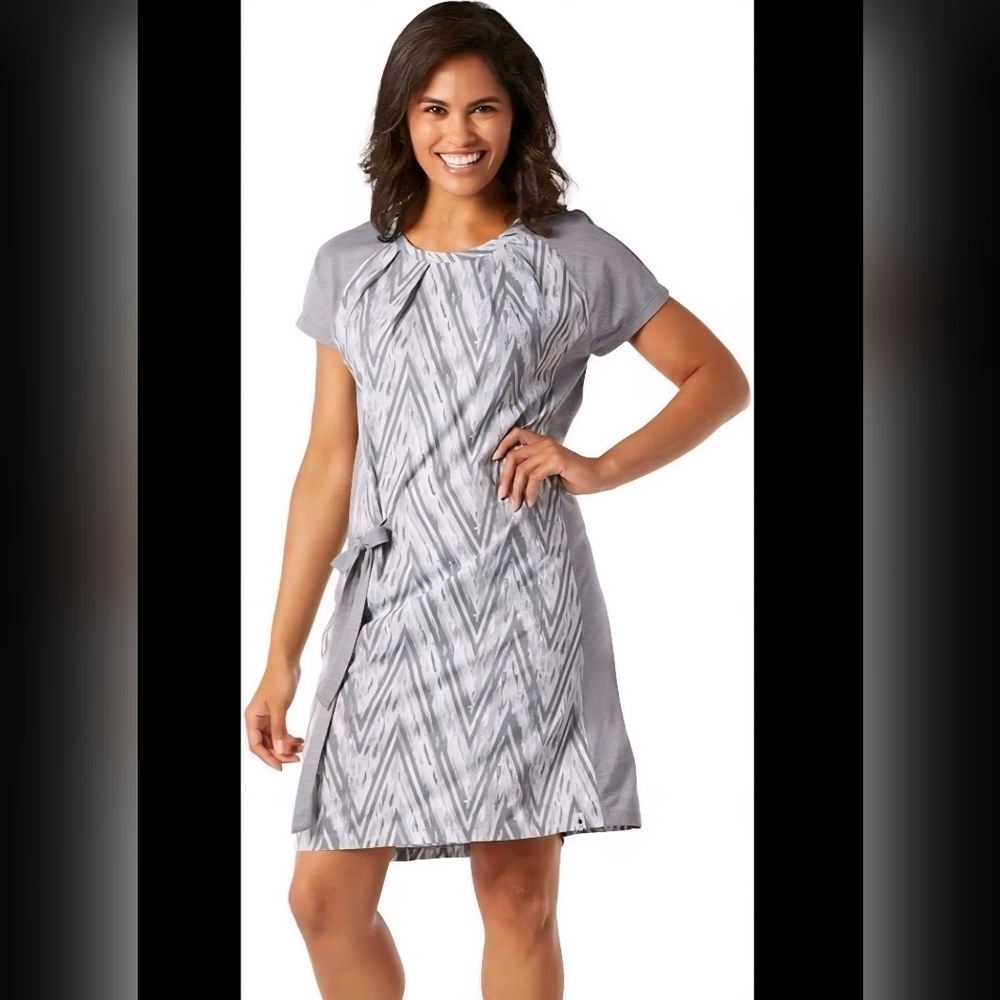 Smartwool Merino Sport Short Sleeve Dress With Side Tie